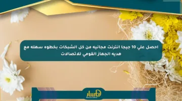 احصل على 10 جيجا إنترنت مجانية من كل الشبكات بخطوة سهلة مع هدية الجهاز القومي للاتصالات